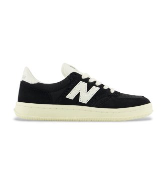 New Balance Black leather T500 Lace sneakers