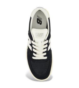 New Balance Black leather T500 Lace sneakers