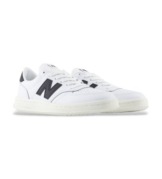New Balance White leather T500 Lace sneakers