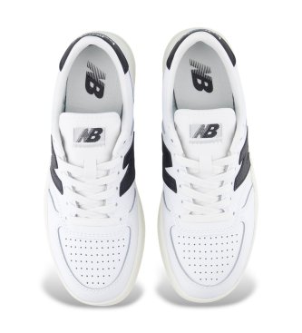 New Balance White leather T500 Lace sneakers