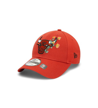 New Era Casquette Flower Icon 9Forty Chicago Bulls rouge