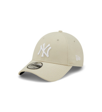 New Era Diamond Era 9Forty New York Yankees beige cap