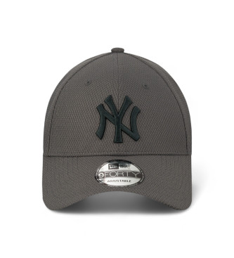 New Era Diamond Era 9Forty New York Yankees graue Kappe