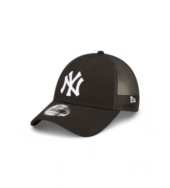 New Era Berretto nero dei New York Yankees dei 9Forty Trucker del campo di casa