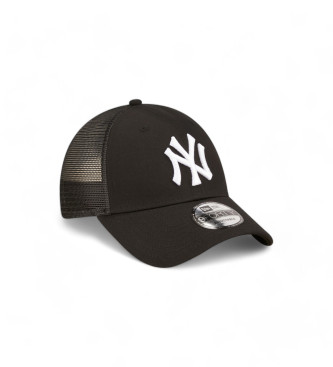 New Era Berretto nero dei New York Yankees dei 9Forty Trucker del campo di casa