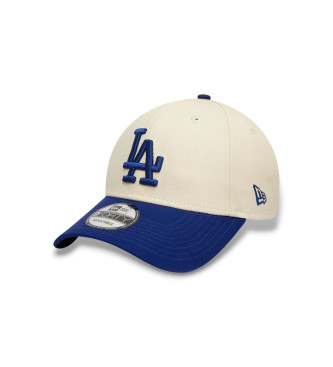 New Era Gorra LA Dodgers Colour Block 9Forty beige