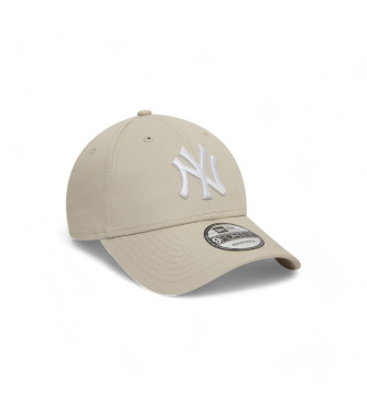 New Era Gorra League 9Forty New York Yankees beige 