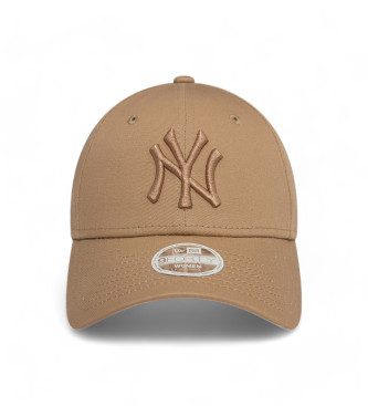 New Era Gorra League Ess 9Forty New York Yankees beige