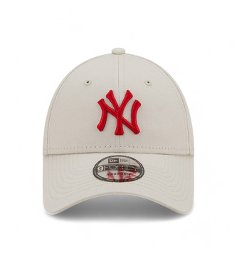 New Era Cappellino beige della League Essential 9Forty New York Yankees
