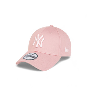 New Era League Essential 9Forty New York Yankees kasket pink