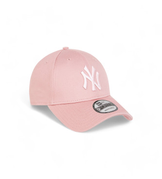 New Era Bon 9Forty New York Yankees League Essential cor-de-rosa