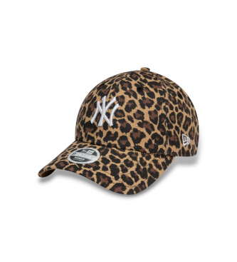 New Era Berretto marrone Leopard 9Forty