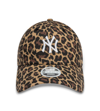 New Era Berretto marrone Leopard 9Forty