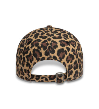 New Era Berretto marrone Leopard 9Forty