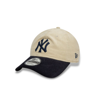 New Era New York Yankees Block Cord 9Twenty beige cap