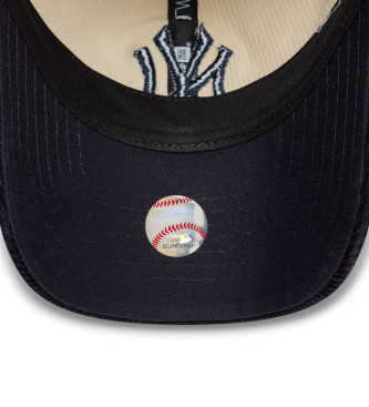 New Era New York Yankees Block Cord 9Twenty beige cap