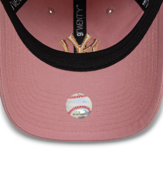 New Era Gorra New York Yankees League Essential 9Twenty rosa