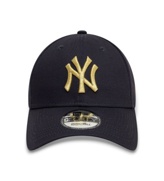 New Era Gorra New York Yankees Metallic 9Forty marino