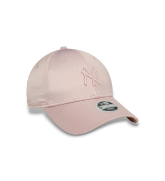 New Era Cappellino rosa satinato 9Forty dei New York Yankees