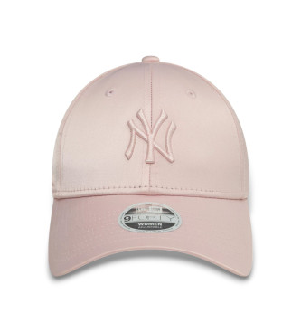 New Era Cappellino rosa satinato 9Forty dei New York Yankees