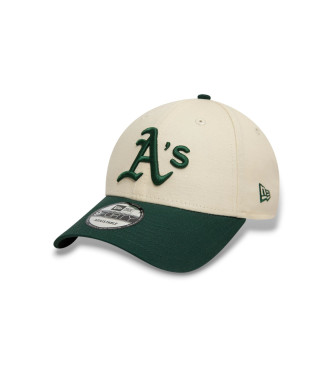 New Era Gorra Oakland Athletics Colour Block 9Forty beige