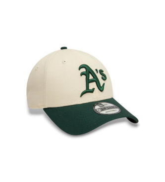 New Era Gorra Oakland Athletics Colour Block 9Forty beige