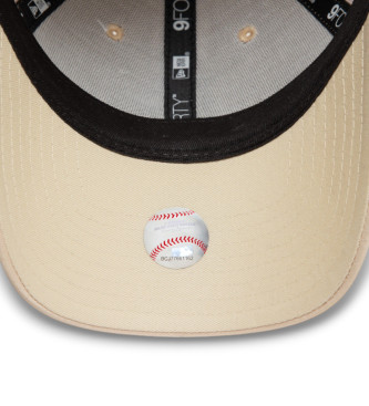 New Era Satijn 9Forty LA Dodgers beige pet