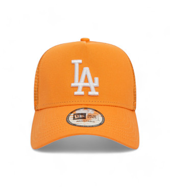 New Era League Ess Trucker keps LA Dodgers orange
