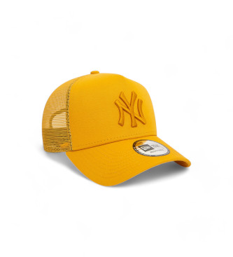 New Era League Ess Trucker Cap New York Yankees geel