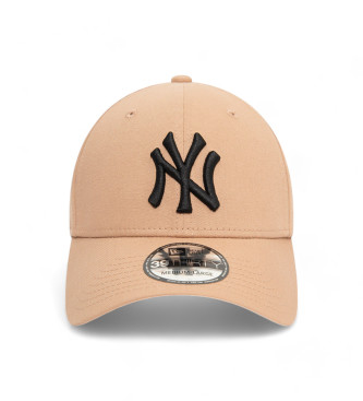 New Era Gorra League Essential 39Thirty New York Yankees beige