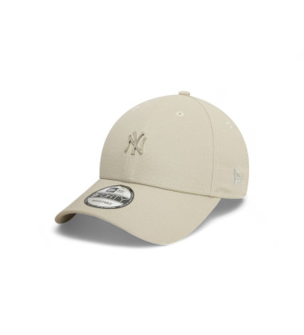 New Era Metallic Pin 9Forty New York Yankees beige keps