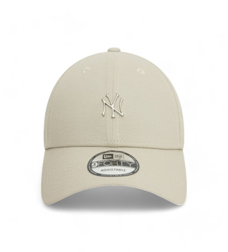 New Era Metallic Pin 9Forty New York Yankees beige pet