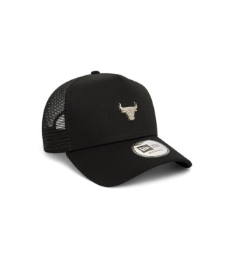 New Era Cappellino trucker metallizzato Chicago Bulls nero