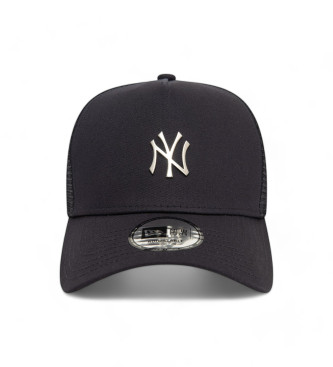 New Era Cappellino blu scuro metallizzato Trucker dei New York Yankees