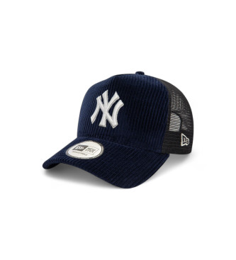 New Era Cappellino Trucker dei New York Yankees in cordoncino blu scuro