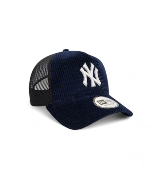 New Era Cappellino Trucker dei New York Yankees in cordoncino blu scuro