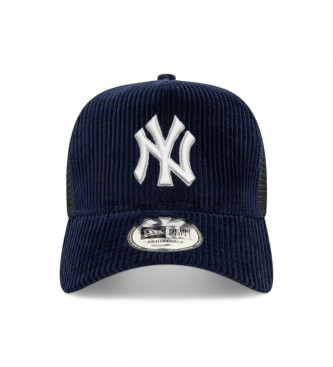 New Era Cappellino Trucker dei New York Yankees in cordoncino blu scuro