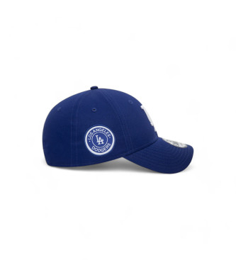 New Era Cappellino 9Forty LA Dodgers con toppa laterale blu scuro