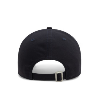 New Era Cappellino 9Forty New York Yankees con toppa laterale blu scuro