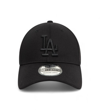 New Era Czapka monochromatyczna 39Thirty LA Dodgers czarna