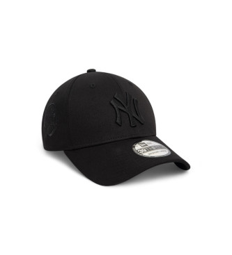 New Era Berretto nero monocromatico 39Thirty dei New York Yankees