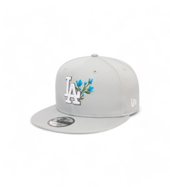New Era Bon Seasonal Flower 9Fifty LA Dodgers cinzento