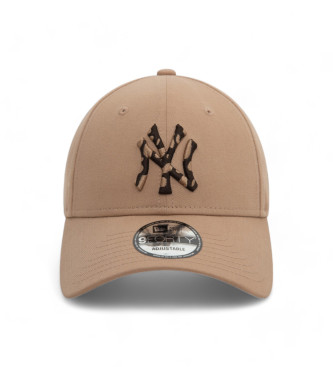 New Era Seasonal Infill 9Forty New York Yankees casquette beige
