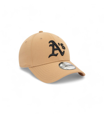 New Era Czapka Stretch Nylon 39Thirty Oakland Athletics beżowa