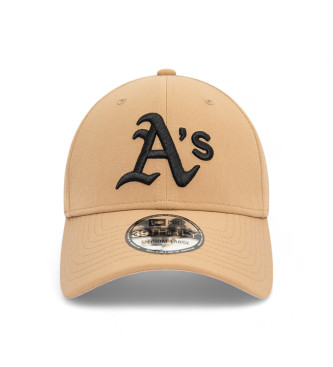 New Era Czapka Stretch Nylon 39Thirty Oakland Athletics beżowa