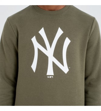 New Era Felpa verde Team Logo Crew New York Yankees MLB