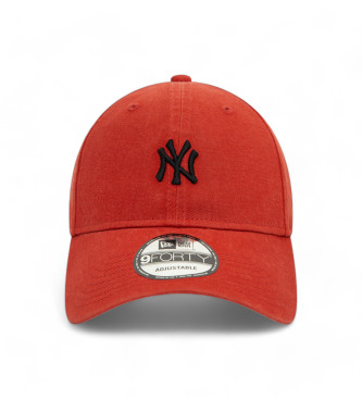 New Era Czapka Washed 9Forty New York Yankees czerwona
