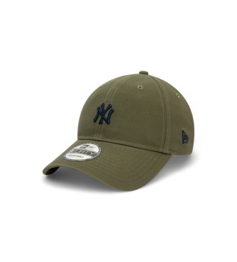 New Era Gewassen 9Forty New York Yankees groene pet