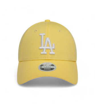 New Era League Ess 9Forty LA Dodgers pet geel