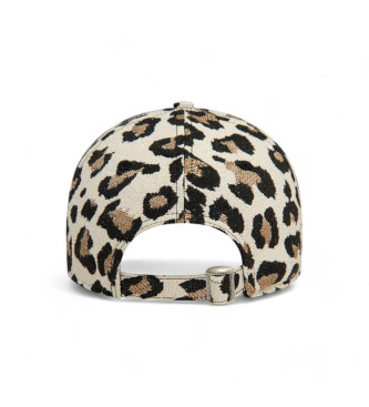 New Era Bon bege Leopard 9Forty New York Yankees